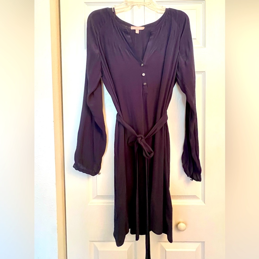 Banana Republic Navy Lined Dress